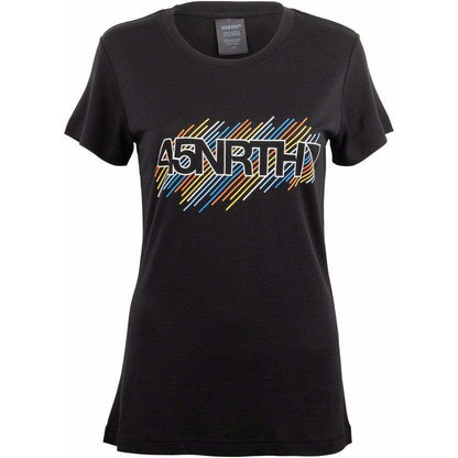 45NRTH Women's Diffuser Wool T-shirt - Black, Blue, Yellow, Orange, White