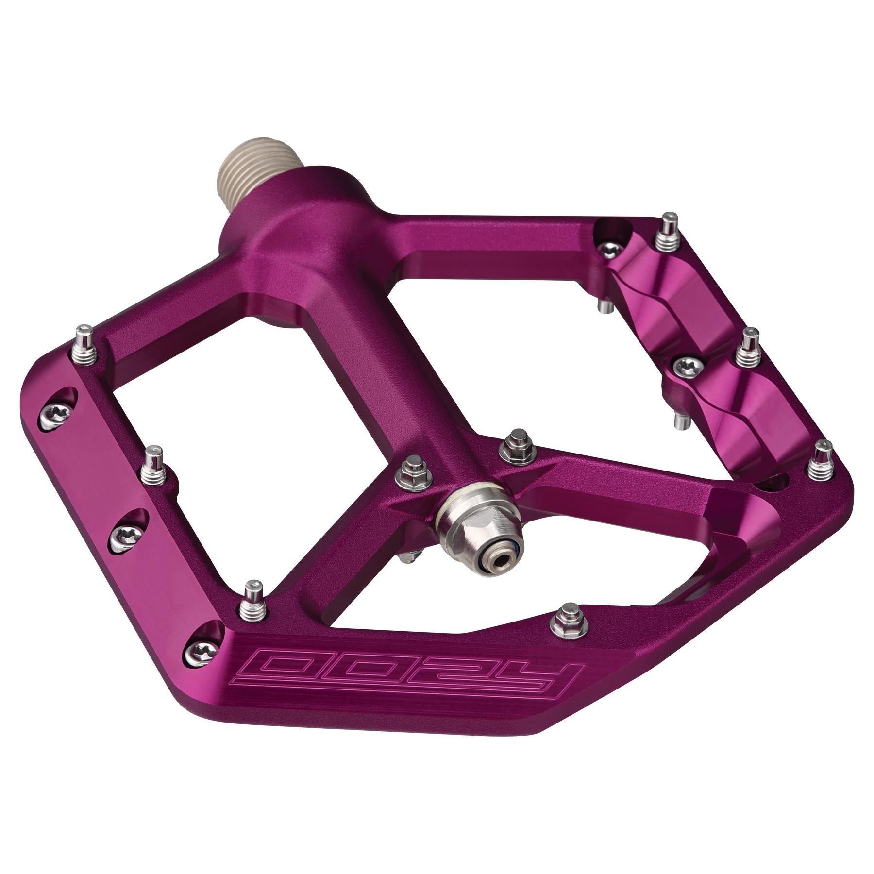 Spank Oozy Reboot Mountain Bike Pedals, Purple - Pedals - Bicycle Warehouse