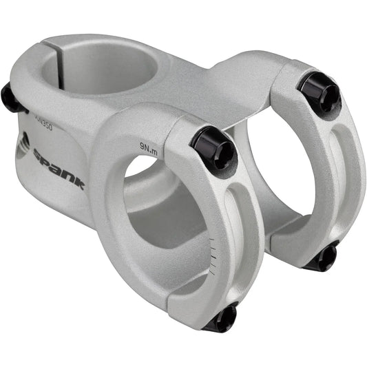Spank Spoon 350 45mm Mountain Bike Stem, Silver - Stems - Bicycle Warehouse