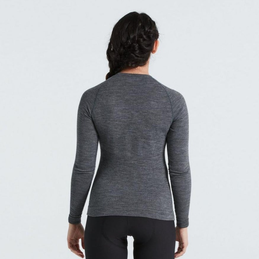Specialized Women's Merino Seamless Long Sleeve Base Layer - Baselayers - Bicycle Warehouse
