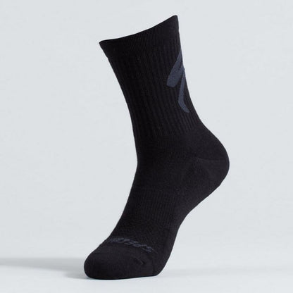 Specialized Cotton Tall Logo Socks - Socks - Bicycle Warehouse