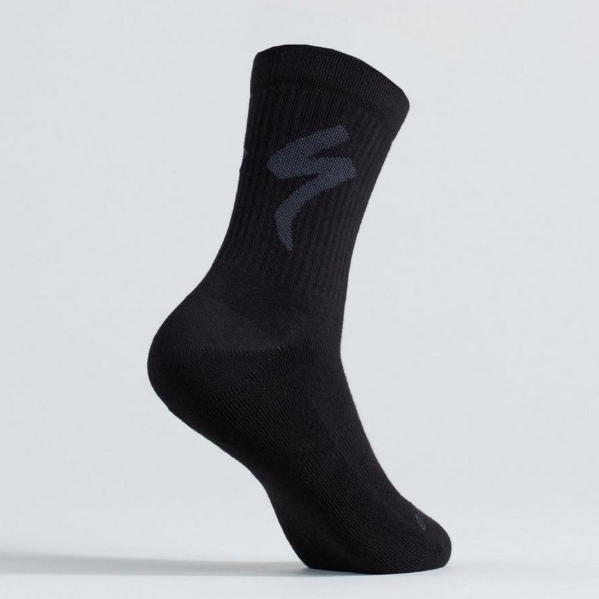 Specialized Cotton Tall Logo Socks - Socks - Bicycle Warehouse