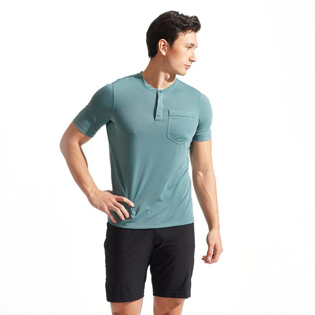 Pearl Izumi Men's Rove Tech Henley Bike Jersey - Jerseys - Bicycle Warehouse