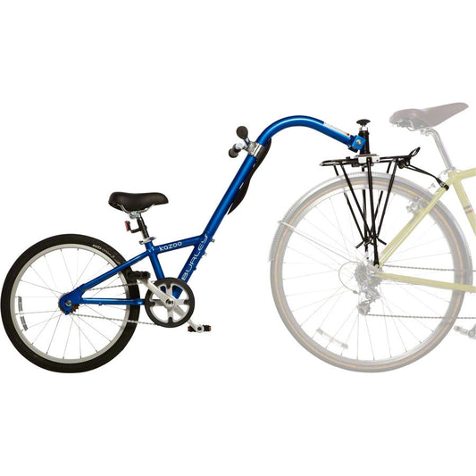 Burley Kazoo Single Speed Trailercycle - Blue - Trailers - Bicycle Warehouse