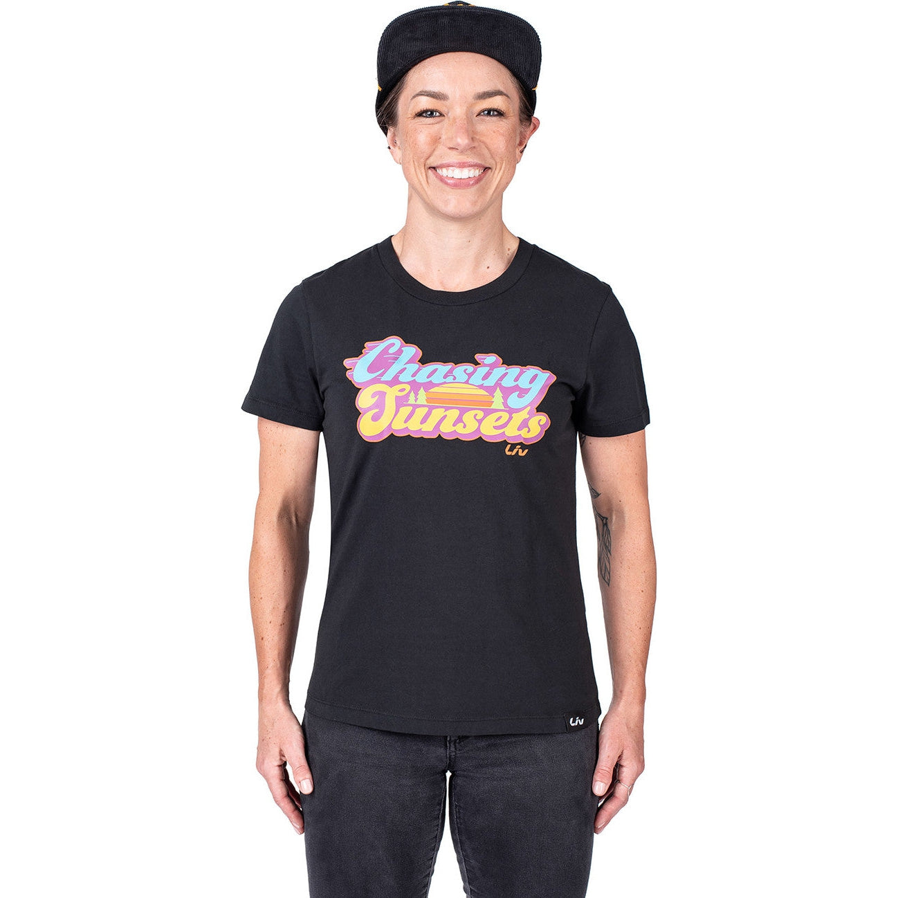 Liv Chasing Sunsets Women's T-Shirt - Jerseys - Bicycle Warehouse