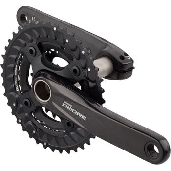 Shimano FC-M6000-3 Bicycle Crankset - 170mm, 10-Speed, 40/30/22t, 96/64 BCD, Hollowtech II Spindle Interface - Cranksets - Bicycle Warehouse