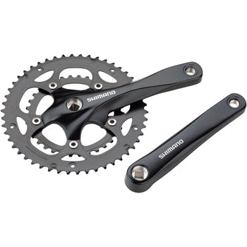 Shimano Claris FC-RS200 Bicycle Crankset - 170mm, 8-Speed, 50/34t, 110 BCD, Square Taper JIS Spindle Interface - Cranksets - Bicycle Warehouse