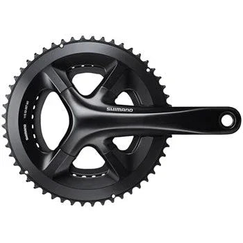 Shimano 105 FC-RS510 Bicycle Crankset - 170mm, 11-Speed, 50/34t, 110 Asymmetric BCD, Hollowtech II Spindle Interface - Cranksets - Bicycle Warehouse