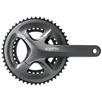 Shimano Claris FC-R2000 Bicycle Crankset - 165mm, 8-Speed, 50/34t, 110 BCD, Hollowtech II Spindle Interface - Cranksets - Bicycle Warehouse