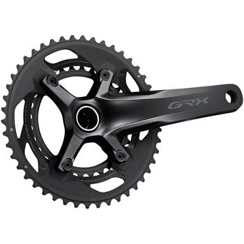 Shimano GRX FC-RX600-10 Bicycle Crankset - 170mm, 10-Speed, 46/30t, 110/80 BCD, Hollowtech II Spindle Interface - Cranksets - Bicycle Warehouse