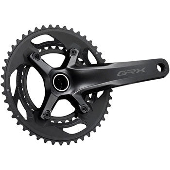 Shimano GRX FC-RX600-11 Bicycle Crankset - 170mm, 11-Speed, 46/30t, 110/80 BCD, Hollowtech II Spindle Interface - Cranksets - Bicycle Warehouse