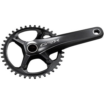 Shimano GRX FC-RX810-1 Bicycle Crankset - 175mm, 11-Speed, 40t, 110 BCD, Hollowtech II Spindle Interface - Cranksets - Bicycle Warehouse