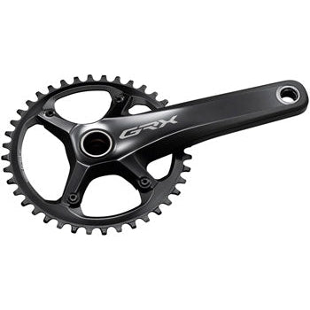 Shimano GRX FC-RX810-1 Bicycle Crankset - 175mm, 11-Speed, 42t, 110 BCD, Hollowtech II Spindle Interface - Cranksets - Bicycle Warehouse