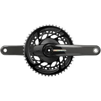 SRAM Force AXS Power Meter Bicycle Crankset - 175mm, 2x 12-Speed, 48/35t, Direct Mount, DUB Spindle Interface, Iridescent Gray, D2 - Cranksets - Bicycle Warehouse