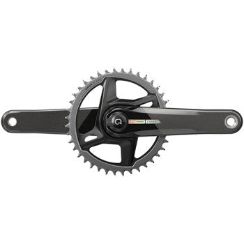 SRAM Force 1 AXS Wide Power Meter Bicycle Crankset - 167.5mm, 12-Speed, 40t, Direct Mount, DUB Spindle Interface, Iridescent Gray, D2 - Cranksets - Bicycle Warehouse