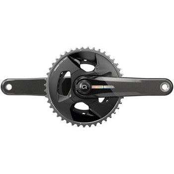 SRAM Force AXS Wide Power Meter Bicycle Crankset - 167.5mm, 2x 12-Speed, 43/30t, 94 BCD, DUB Spindle Interface, Iridescent Gray, D2 - Cranksets - Bicycle Warehouse