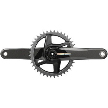 SRAM Force 1 Wide Bicycle Crankset - 172.5mm, 12-Speed, 40t, Direct Mount, DUB Spindle Interface, Iridescent Gray, D2 - Cranksets - Bicycle Warehouse