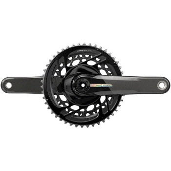 SRAM Force Bicycle Crankset - 170mm, 2x 12-Speed, 46/33t, Direct Mount, DUB Spindle Interface, Iridescent Gray, D2 - Cranksets - Bicycle Warehouse