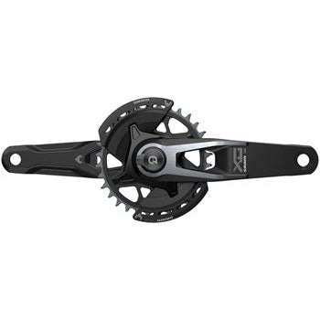 SRAM X0 Eagle T-Type AXS Power Meter Wide Bicycle Crankset - 175mm, 12-Speed, 32t Chainring, Direct Mount, 2-Guards, PM DUB Spindle - Cranksets - Bicycle Warehouse