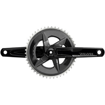 SRAM Rival AXS Bicycle Crankset - 160mm, 12-Speed, 46/33t, 107 BCD, DUB Spindle Interface, D1 - Cranksets - Bicycle Warehouse