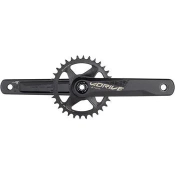 Full Speed Ahead V-Drive Modular 1x Bicycle Crankset - 175mm, 11/12-Speed, 32t, Direct Mount, MegaExo Spindle Interface - Cranksets - Bicycle Warehouse