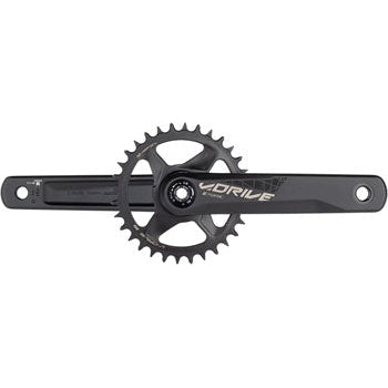 Full Speed Ahead V-Drive Modular 1x Bicycle Crankset - 170mm, 11/12-Speed, 32t, Direct Mount, MegaExo Spindle Interface - Cranksets - Bicycle Warehouse