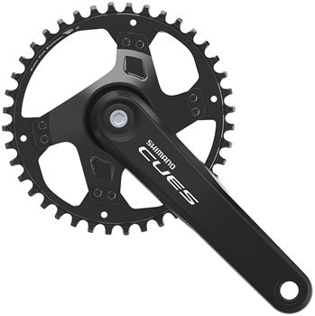 Shimano CUES FC-U4000-1 Bicycle Crankset - 170mm, 9/10/11-Speed, 40t, Riveted, Square Taper JIS Spindle Interface - Cranksets - Bicycle Warehouse