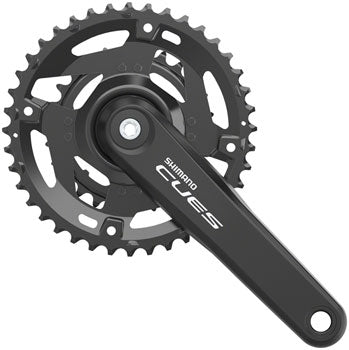 Shimano CUES FC-U4000-2 Bicycle Crankset - 175mm, 9/10/11-Speed, 40/26t, Riveted, Square Taper JIS Spindle Interface - Cranksets - Bicycle Warehouse