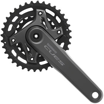 Shimano CUES FC-U6000-2B Bicycle Crankset - 170mm, 9/10/11-Speed, 36/22t, 110 BCD, Hollowtech II, CL 3mm Outboard - Cranksets - Bicycle Warehouse