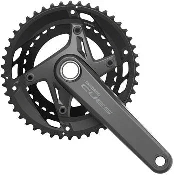 Shimano CUES FC-U6010-2 Bicycle Crankset - 170mm, 11-Speed, 46/32t, 110 BCD, Hollowtech II - Cranksets - Bicycle Warehouse