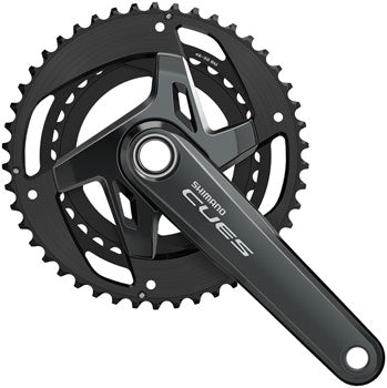 Shimano CUES FC-U8000-2 Bicycle Crankset - 175mm, 11-Speed, 46/32t, 110 BCD, Hollowtech II - Cranksets - Bicycle Warehouse