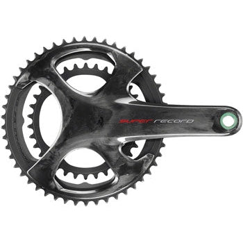 Campagnolo Super Record Bicycle Crankset - 175mm, 12-Speed, 53/39t, 112/146 Asymmetric BCD, Campagnolo Ultra-Torque Spindle Interface, Carbon - Cranksets - Bicycle Warehouse