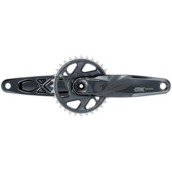 SRAM GX Eagle Fat Bike Bicycle Crankset - 165mm, 12-Speed, 30t, Direct Mount, DUB Spindle Interface, For 190mm Rear Spacing, Lunar - Cranksets - Bicycle Warehouse