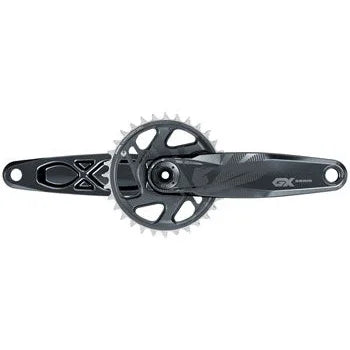 SRAM GX Eagle Fat Bike Bicycle Crankset - 165mm, 12-Speed, 30t, Direct Mount, DUB Spindle Interface, For 190mm Rear Spacing, Lunar - Cranksets - Bicycle Warehouse