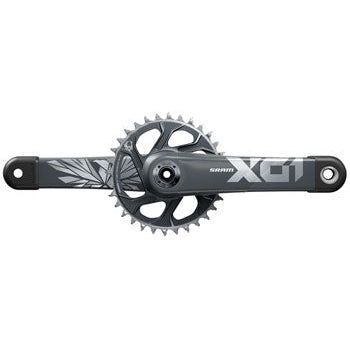 SRAM X01 Eagle Boost Bicycle Crankset - 175mm, 12-Speed, 32t, Direct Mount, DUB Spindle Interface, Lunar/Polar, 55mm Chainline - Cranksets - Bicycle Warehouse