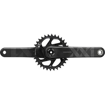 SRAM XX1 Eagle Carbon Fat Bike Bicycle Crankset - 170mm, 12-Speed, 30t, Direct Mount, DUB Spindle Interface, For 190mm Rear Spacing - Cranksets - Bicycle Warehouse