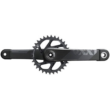 SRAM XX1 Eagle AXS Boost Bicycle Crankset - 175mm, 12-Speed, 34t, Direct Mount, DUB Spindle Interface, Gray - Cranksets - Bicycle Warehouse