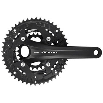 Shimano Alivio FC-T4060 Bicycle Crankset - 170mm, 9-Speed, 48/36/26t, 104/64 BCD, Hollowtech II Spindle Interface - Cranksets - Bicycle Warehouse