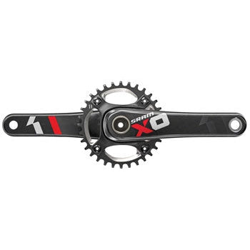SRAM X01 All Downhill Bicycle Crankset - 170mm, 10/11-Speed, 34t, Direct Mount, DUB Spindle Interface, B1 - Cranksets - Bicycle Warehouse