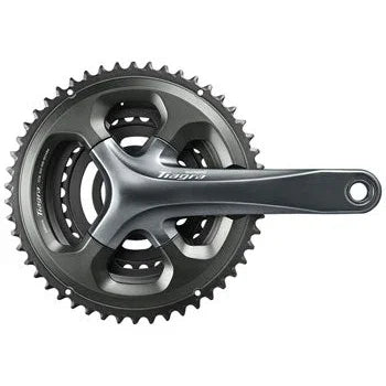 Shimano Tiagra FC-4703 Bicycle Crankset - 170mm, 10-Speed, 50/39/30t, 110/74 Asymmetric BCD, Hollowtech II Spindle Interface, Gray - Cranksets - Bicycle Warehouse