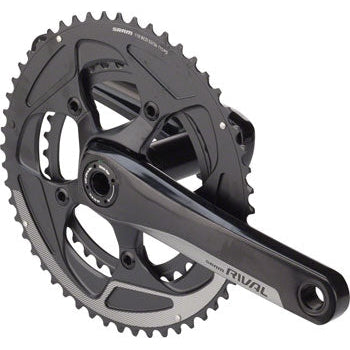 SRAM Rival 22 Bicycle Crankset - 175mm, 11-Speed, 52/36t, 110 BCD, BB30/PF30 Spindle Interface - Cranksets - Bicycle Warehouse
