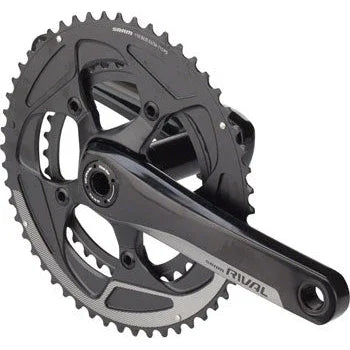 SRAM Rival 22 Bicycle Crankset - 175mm, 11-Speed, 52/36t, 110 BCD, BB30/PF30 Spindle Interface - Cranksets - Bicycle Warehouse
