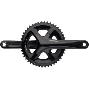 Shimano RS510 Bicycle Crankset - 170mm, 11-Speed, 46/36t, 110 BCD, Hollowtech II Spindle Interface - Cranksets - Bicycle Warehouse