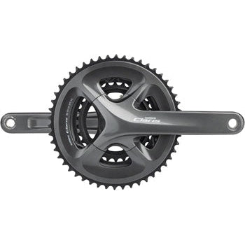 Shimano Claris FC-R2030 Bicycle Crankset - 175mm, 8-Speed, 50/39/30t, 110/74 BCD, Hollowtech II Spindle Interface - Cranksets - Bicycle Warehouse