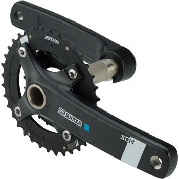 SR Suntour XCM-AX Bicycle Crankset - 175mm, 10-Speed, 36/22t, 104/64 BCD, Hollowtech II Spindle Interface - Cranksets - Bicycle Warehouse