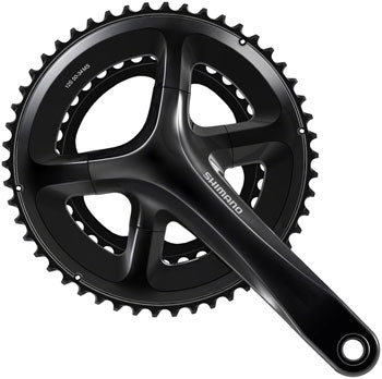 Shimano 105 FC-RS520 Bicycle Crankset - 165mm, 12-Speed, 50/34t, 110 Asymmetric BCD, Hollowtech II Spindle Interface - Cranksets - Bicycle Warehouse