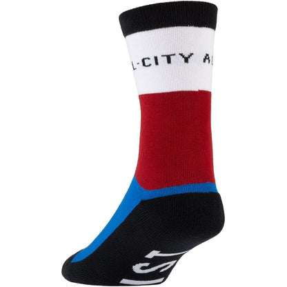 All-City Parthenon Party Bike Socks - Multi-Color - Socks - Bicycle Warehouse
