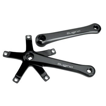 Sugino 75 Track Crank Arm Set - 165mm, 144 BCD, Square Taper ISO Spindle Interface - Cranksets - Bicycle Warehouse