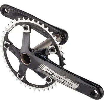 Full Speed Ahead Gossamer Tandem Front Bicycle Crankset - 175mm, Single Speed, 42t, 130 BCD, Full Speed Ahead MegaExo Spindle Interface - Cranksets - Bicycle Warehouse