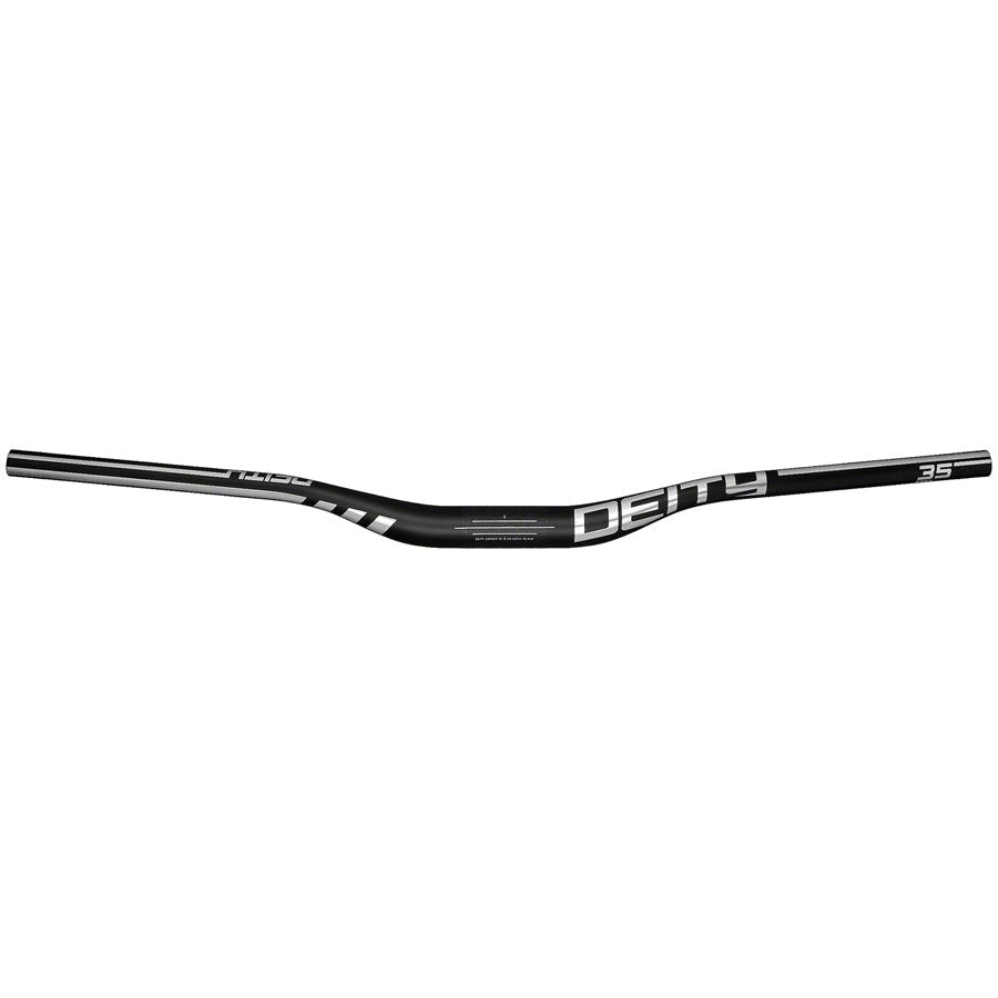 Deity Components Speedway 35 Handlebar - Carbon, 30mm Rise, 810mm Width, 35mm Clamp, Chrome - Handlebars - Bicycle Warehouse